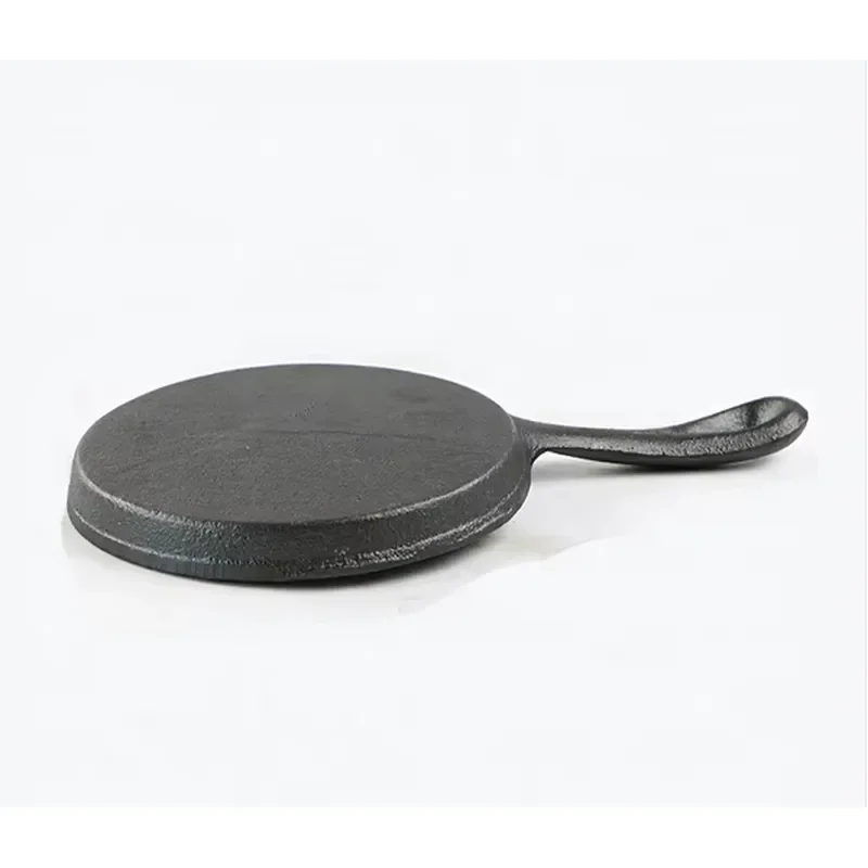 4 Inch Cast Iron Mini Frying Pan Seasoned Skillet Small Nonstick Cookware for Eggs Steak Breakfast Kitchen Cooking Tool
