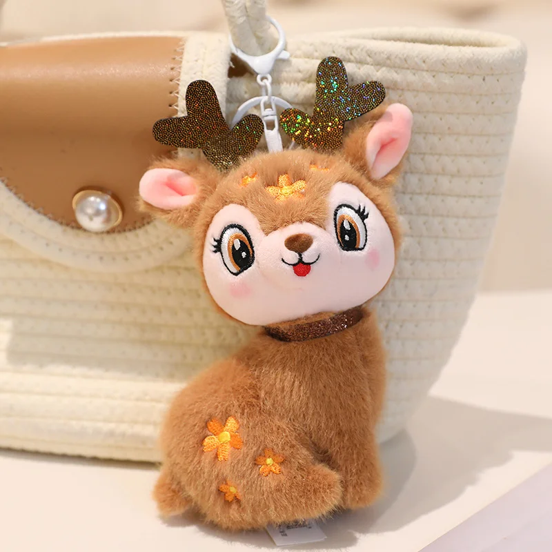 

Cute Sika Deer Plush Toy Pendant Stuffed Animal Starry Deer Soft Doll Kids Toys Birthday Xmas Gift for Girl Home Decor