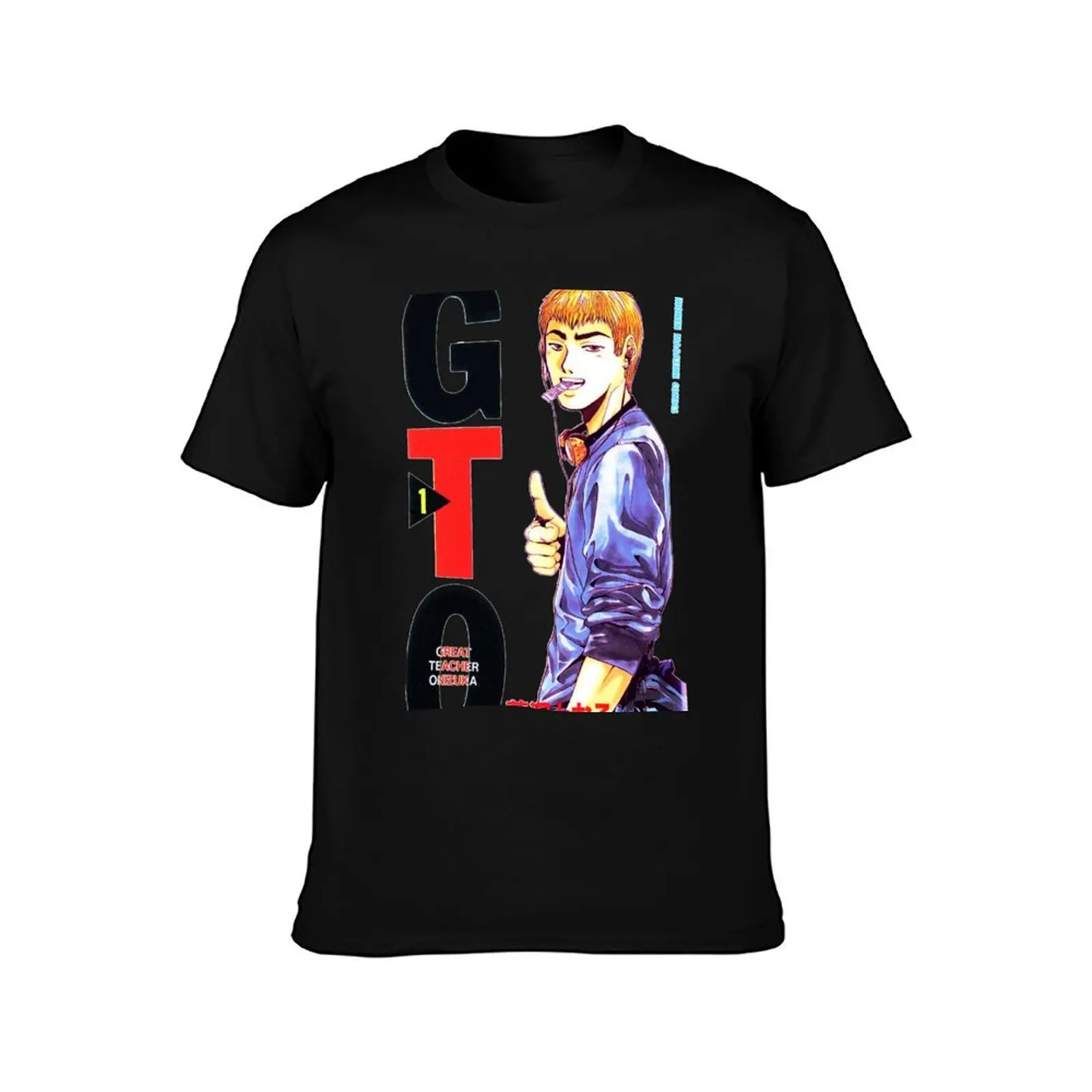 GTO Greatest Teacher onizuka manga T-Shirt Basic Solid Color Casual Tee Shirt T-Shirt