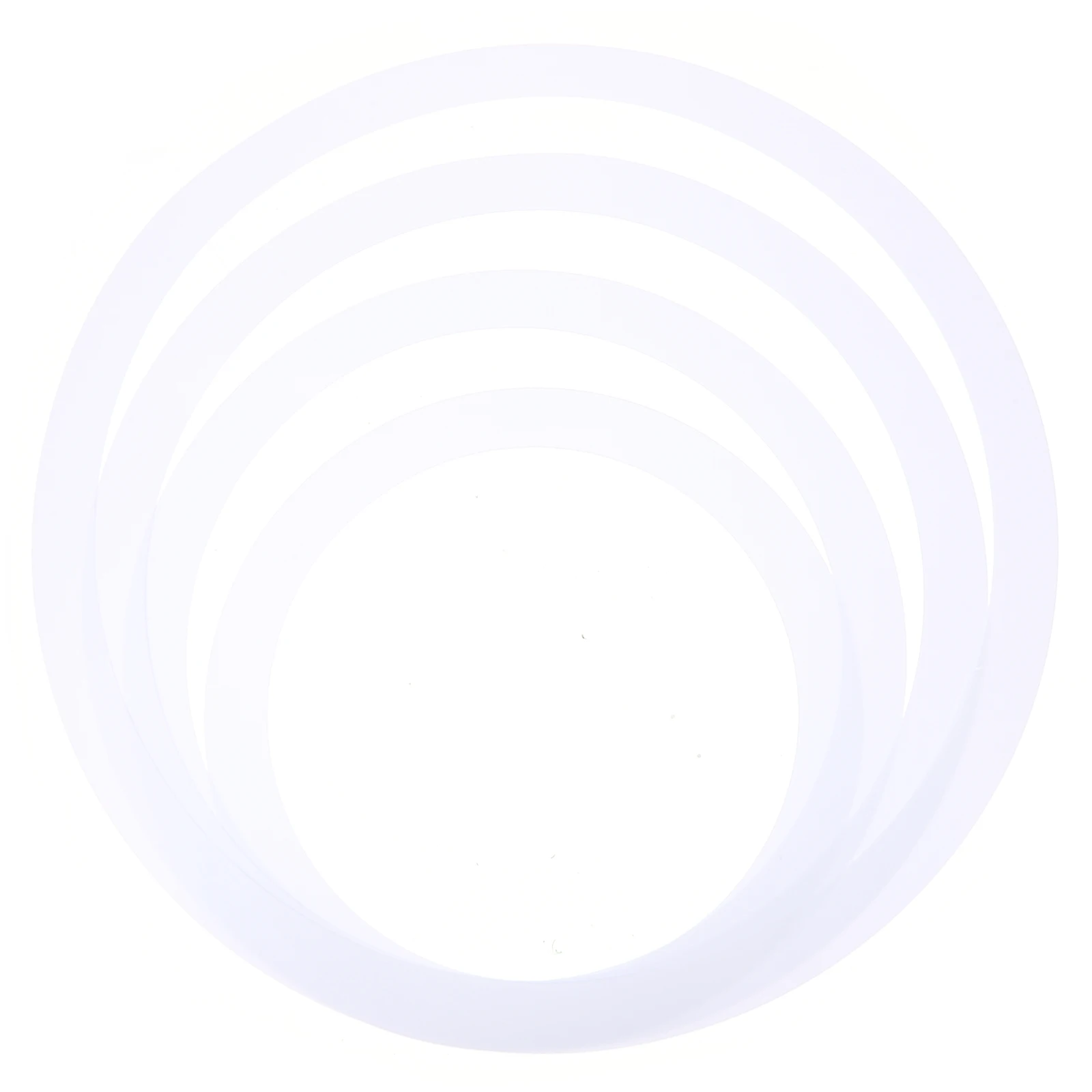 

4 Pcs Drum Dampening Ring Dampers Rings Mute Tool White Gel Dampeners for Drums