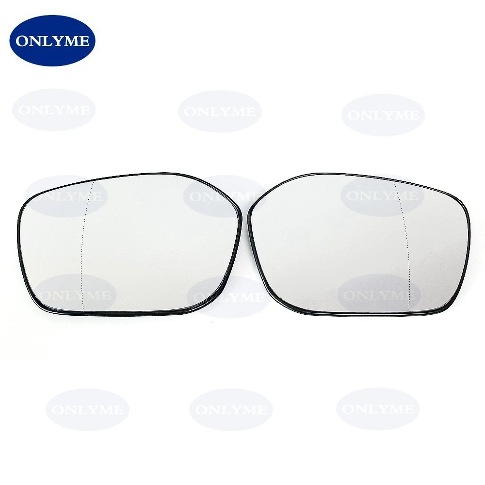 Convex Heated Wide Angle View Car Mirror Glass With Blind Spot Warning For 11th Honda Civic 2022 2023 2024