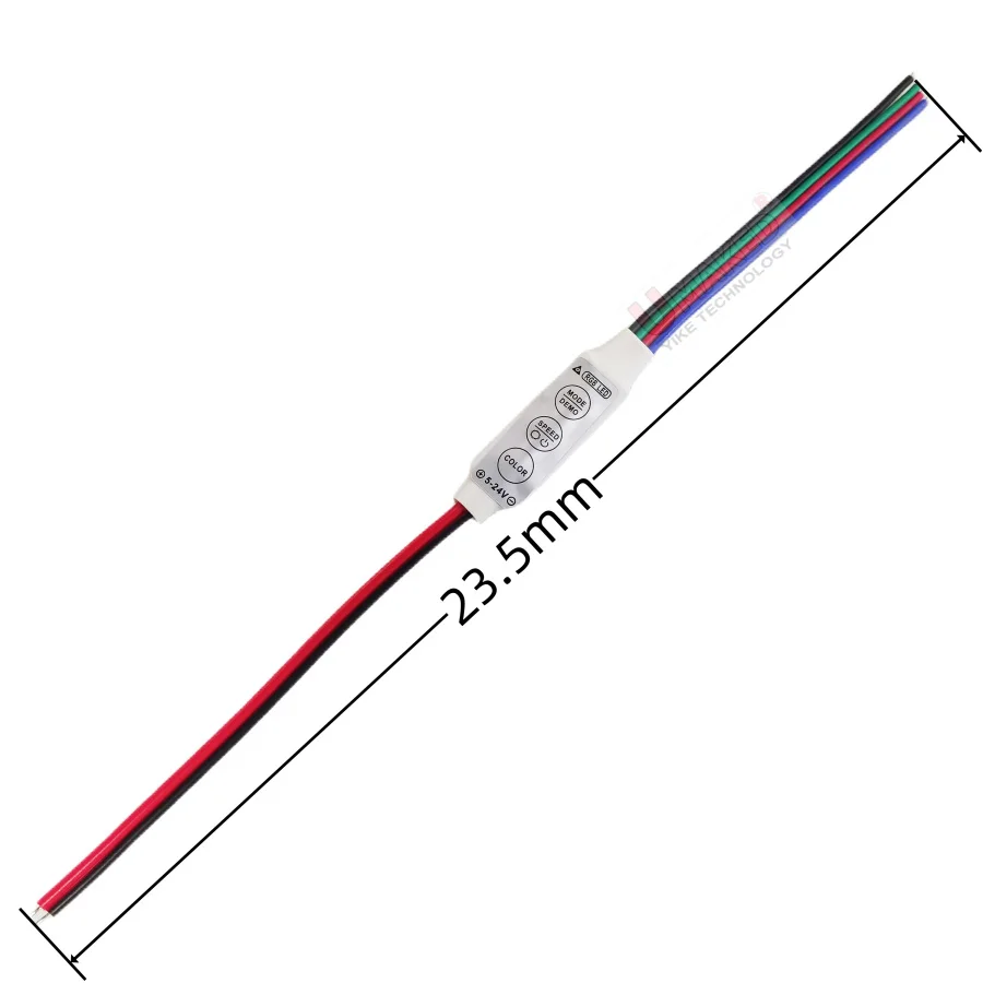 Mini controller per strisce led a 3 tasti per tubo al Neon a colori RGB e 2835 5050 5730 Led strip Light DC5-24V