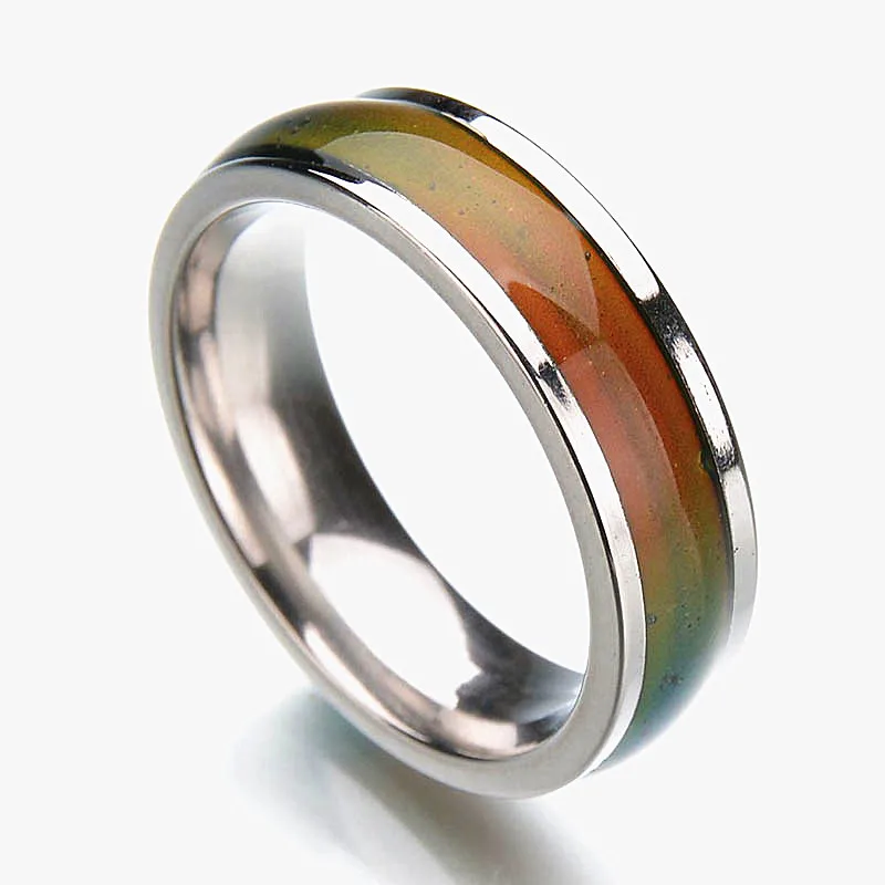 Stainless Steel Black Green and Mix Color Inlaid with stone Rings for Men Women Wedding Band Custom Charm Male Gift