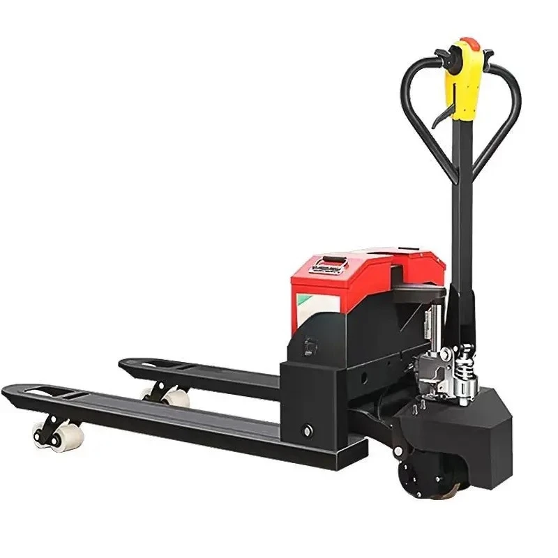 

Forklift hand-pulled hydraulic truck 2 tons small trailer loading and unloading pallets