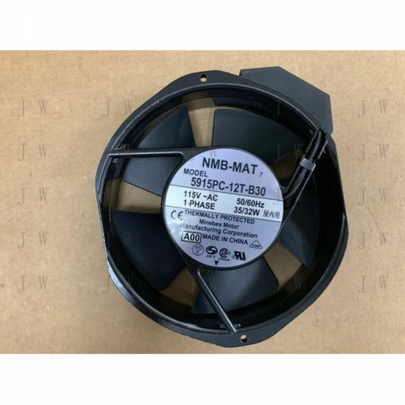 

Вентилятор осевой DDJ для Nmb Technologies 5915Pc-12T-B30-A00, 150 мм, 115 В переменного тока, 380 мА