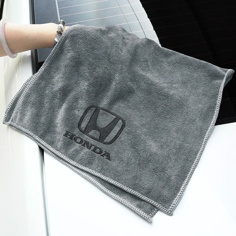 Toalla de limpieza de coche, toalla de secado de coche, herramienta de lavado para Honda Civic Accord Fit Jazz CRV BRV HRV Insight Pilot Passport TYPE-R