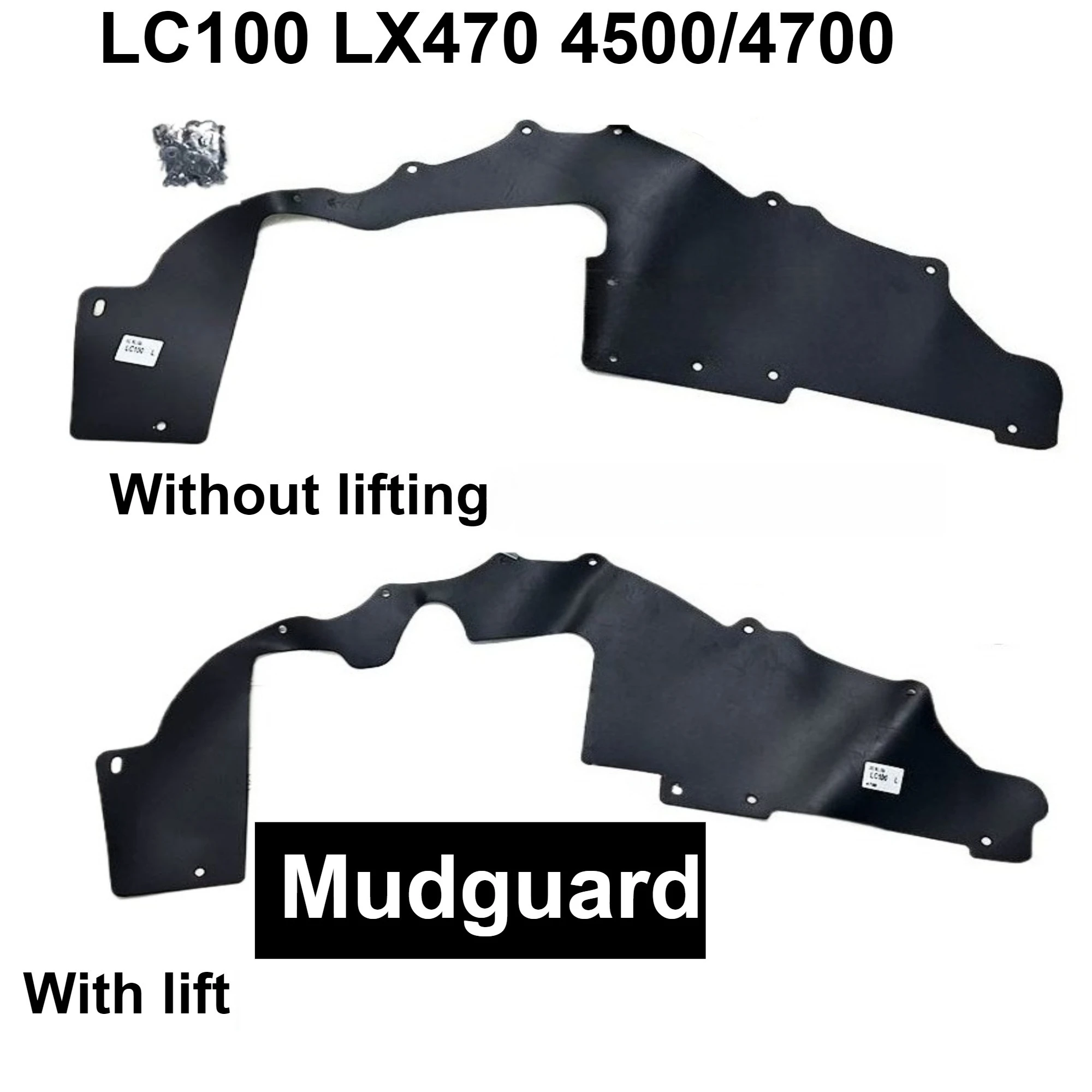 

Land Cruiser 4500 4700 Prado Car Fender LC100 LX470 Front Wheel Inner Mudguard Fit for Toyota Fit for Lexus Car Accessories