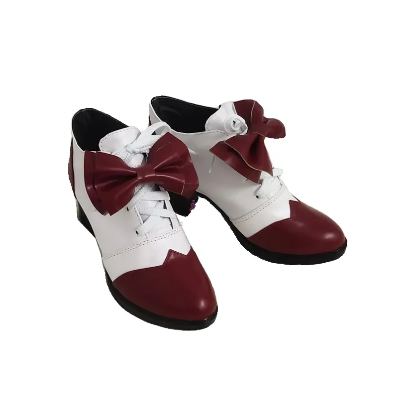 Chaussures de Costume de Cosplay de majordome noir Ciel Phantomhive, chaussures de couleur thé noir faites à la main