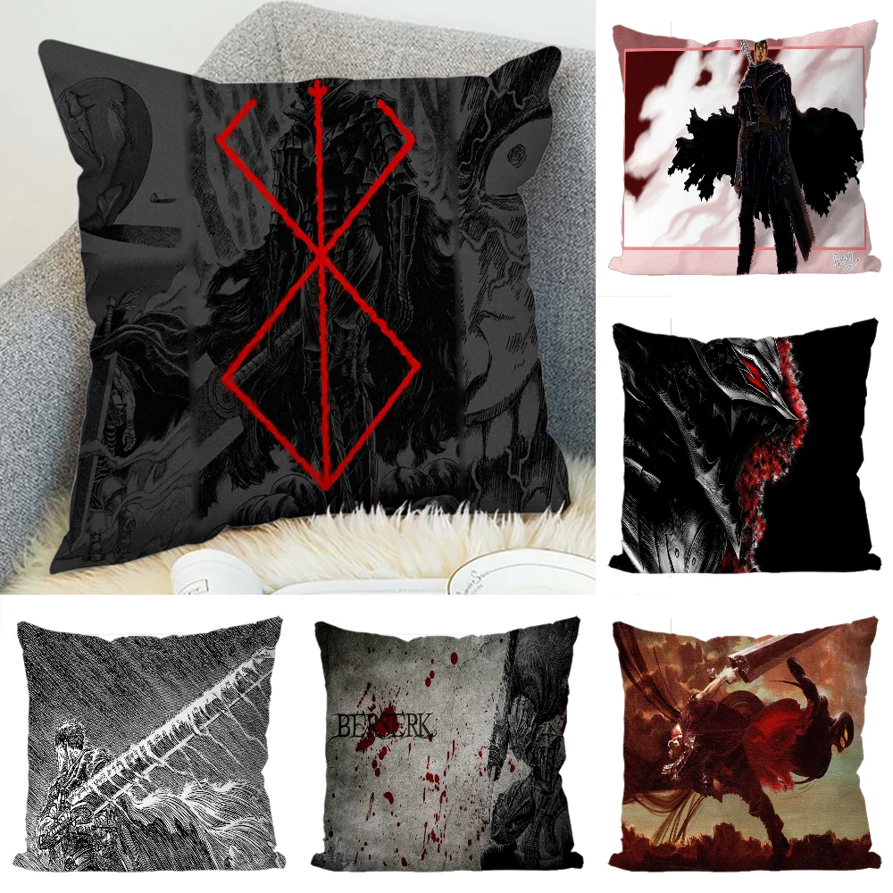 

Case for Pillow Cases 45x45 Cushions Cover Berserks Home Decor Items Decorative Pillowcase 40x40 Cushion Covers Pillows for Sofa