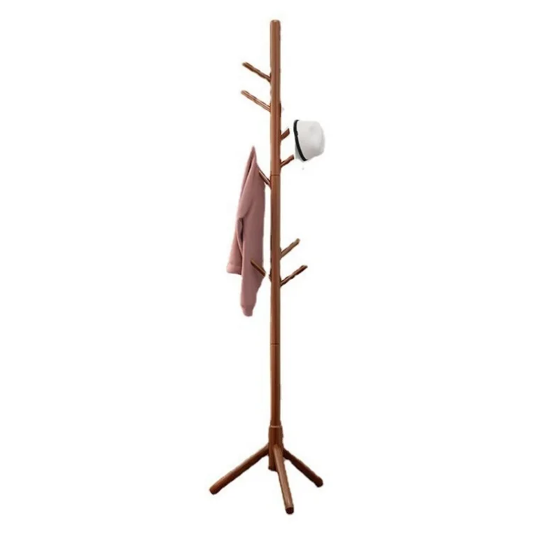 Natural Wood Clothes Rack Stand Branch Shape Handbag Hat Coat Hanger Living Room Clothing Organizer Home Nor-dic Furniture