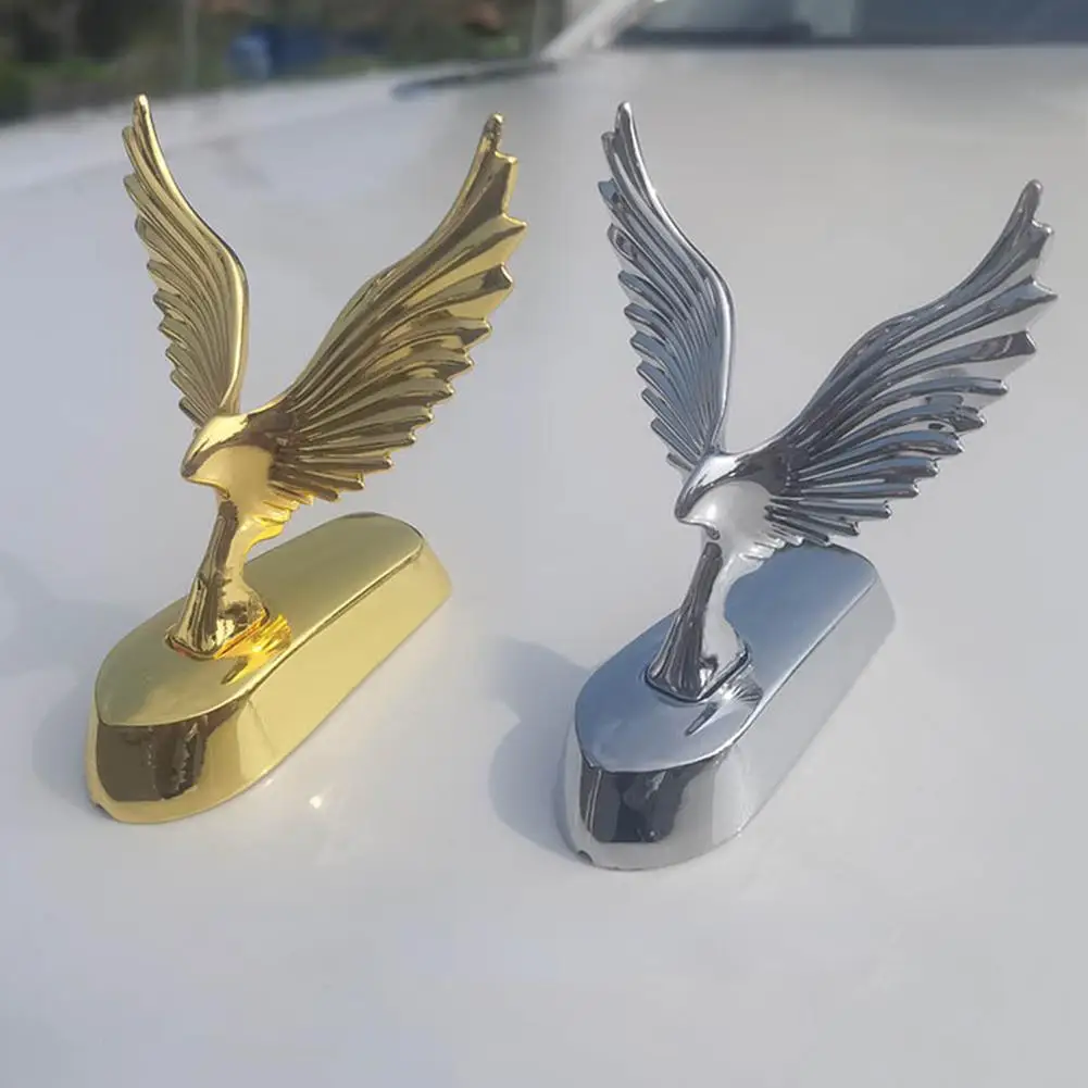 Eagle Car Ornament Badge Front Cover Logo Auto Sticker Car Pasted Emblem Decor Modification Accessory Bonnet U7Z1