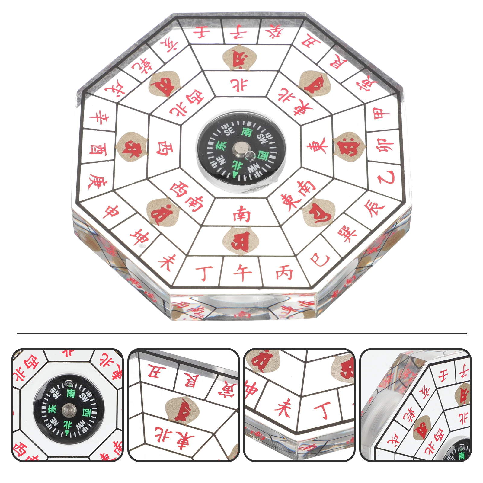 

Feng Shui Compass Chinese Traditional Retro Portable Small Outdoor Camping Divination Pan Ancient Navigation