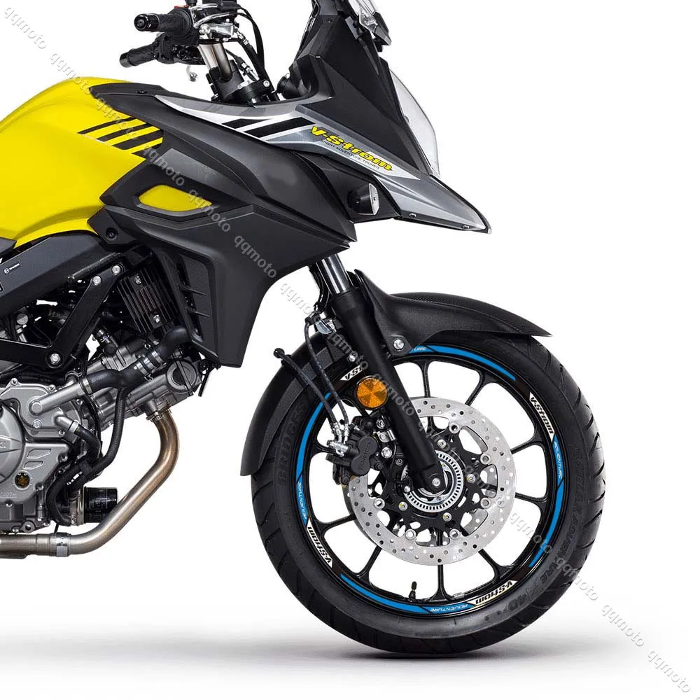 

For V-Strom DL 650 SX 250 dl1000 1050 XT 19 "17"Reflective Wheel Sticker Rim Decal Hub Stripe Tape Accessory Suitable