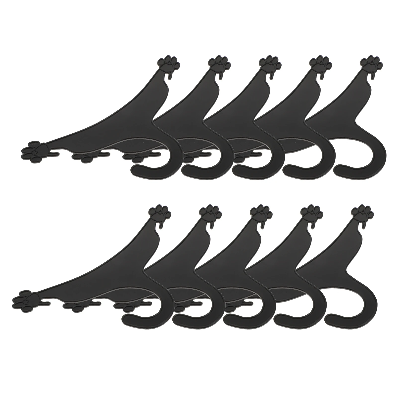

10 Pcs Dog Accessory Paw Hanger Dachshund Clothes Clothing Rack Raincoat for Small Hangers