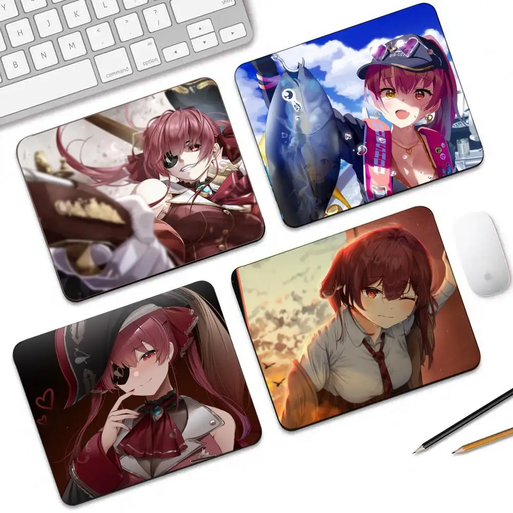 

Kawaii Girl Houshou Marine Mouse Pad Gaming Mouse Pad Small Mousepad For PC Gamer Desktop Decoration Office Mouse Mat