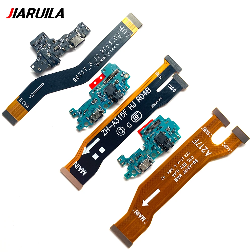 USB Port Charger Dock Plug Main Board Motherboard Connector Charging Flex Microphone Board For Samsung A11 A21 A31 A41 A51 A71