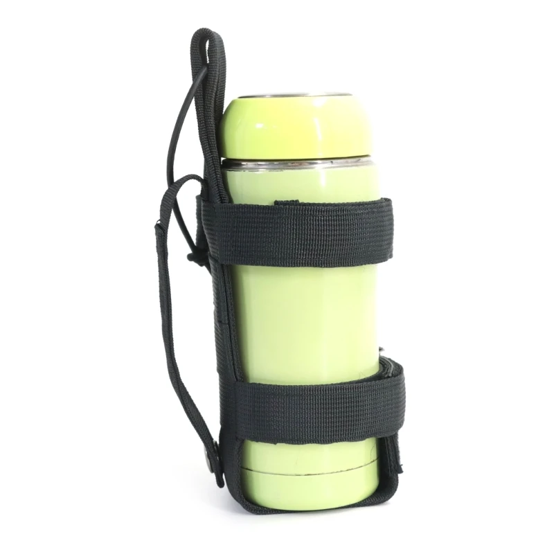 Tactic Water Bottle Pouch Bag Belt Bottle Holder Bag Waterproof Bottle Carriers Adjustable Kettle Bag Webbing Bottle Bag