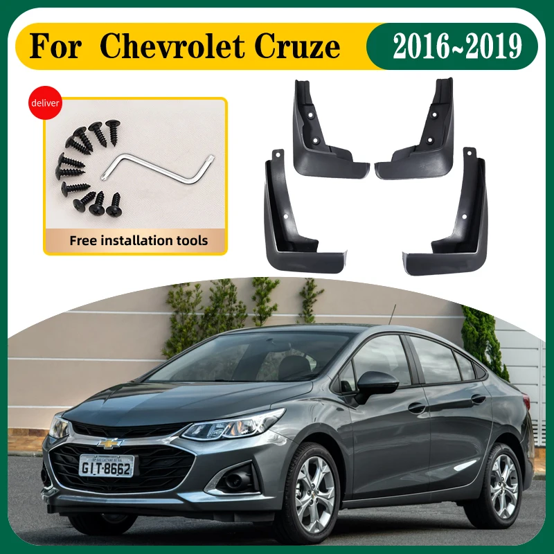 

Car Mud Flaps For Chevrolet Cruze Sedan 2016 2017 2018 2019 Car Anti Splash Mudguards Splash Guard Front Rear Fender Accessories