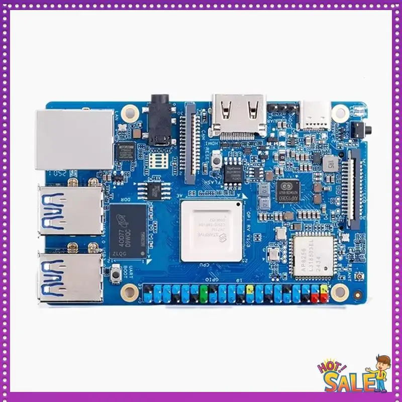 AA87 Development Board Orange Pi RV Development Board Wifi+BT5.0 Gigabit Ethernet 4GB
