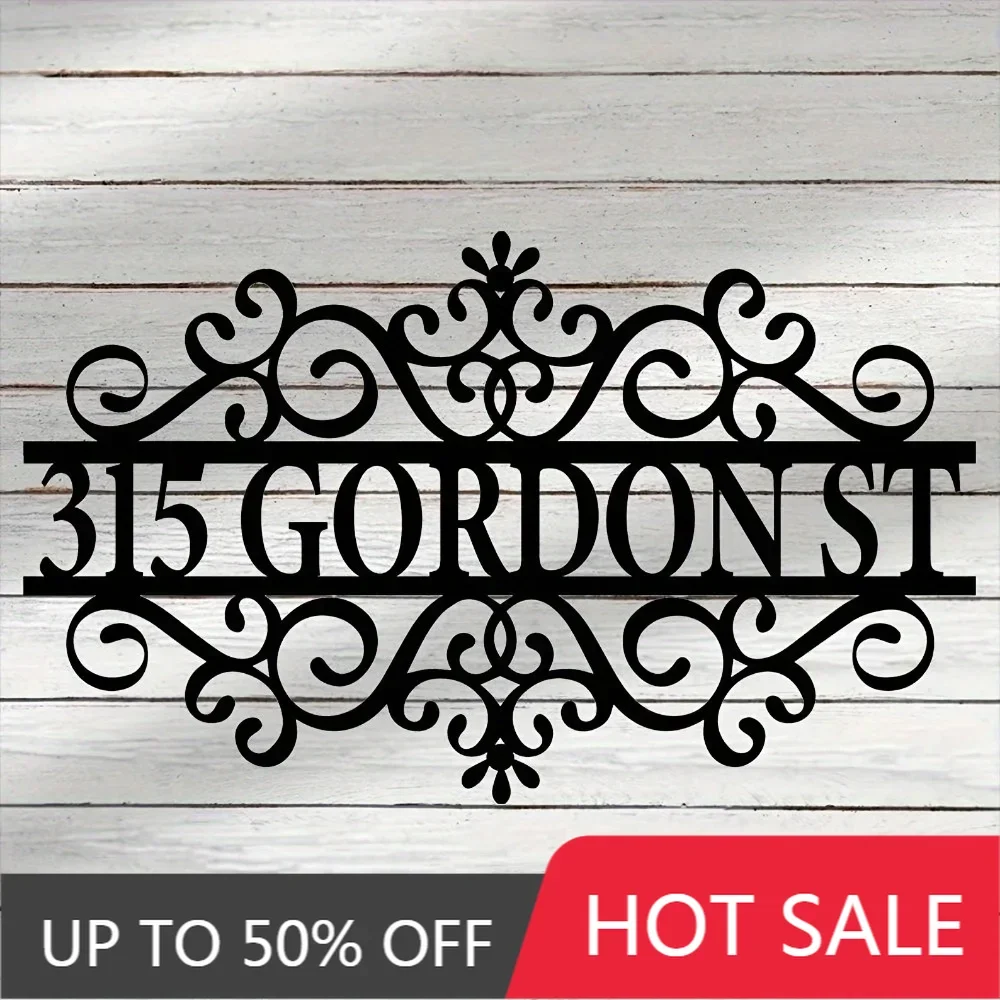 Custom Iron Wall Art Distinct Tailored Metal Sign with Custom - Made Pattern Outline Ideal for Garden Door Party Outdoor Ironwor