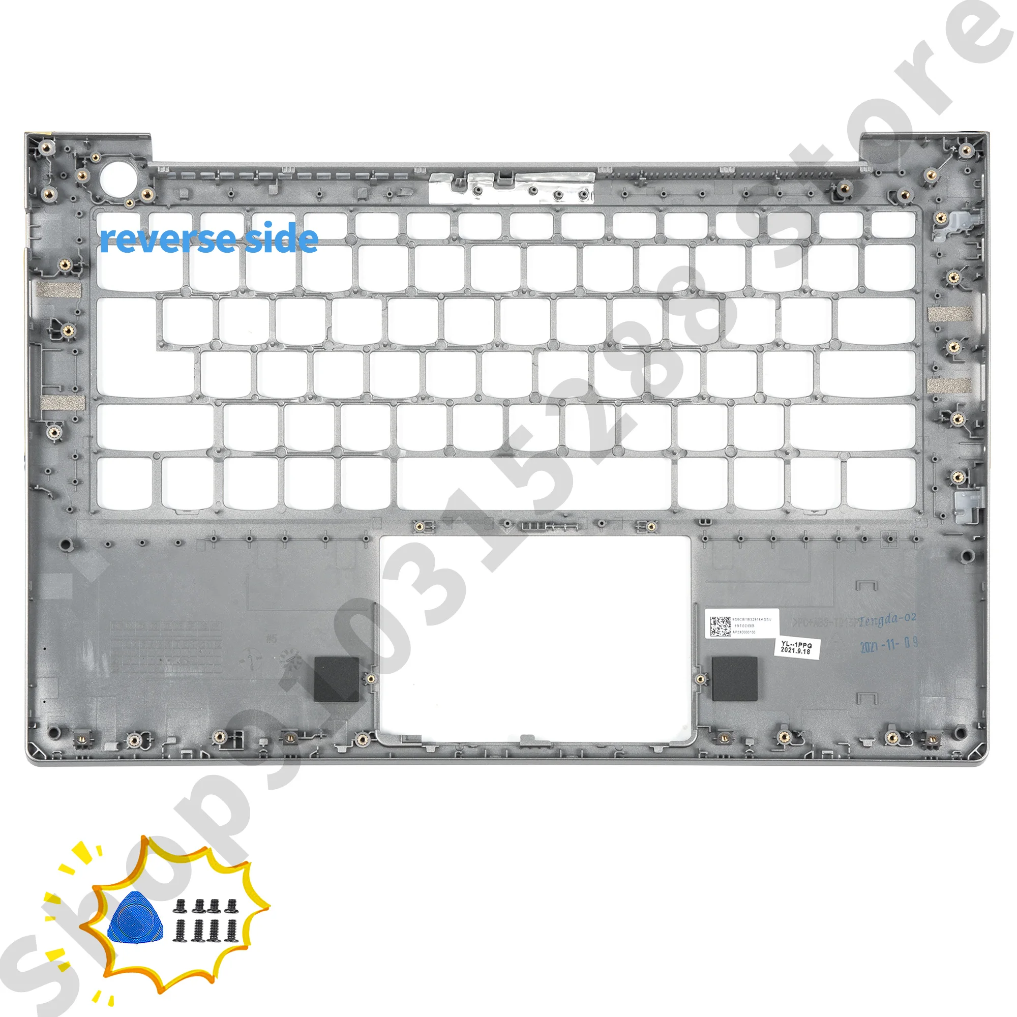 Imagem -04 - Tampa Traseira Lcd para Reparo de Moldura e Hingecover Capa para Thinkbook 14 g3 Acl 14 g2 Itl e Are 5cb1k18593 Novo