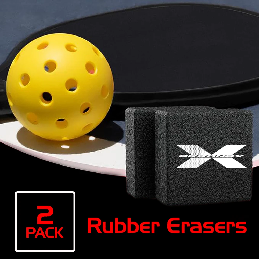 2PCS / Pack Pickleball Racket Cleaning Sponge Easy To Use Pickleball Paddle Rubber Cleaner Tennis Racket Care Accessories