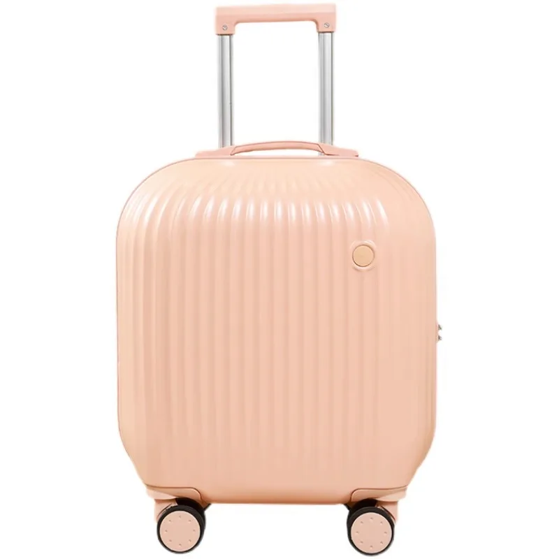 Suitcase Small Rolling Luggage Spinner Carry-on Female Suitcases on Wheels Student 18 inch Trolley Bag Boarding Case Travel Bag