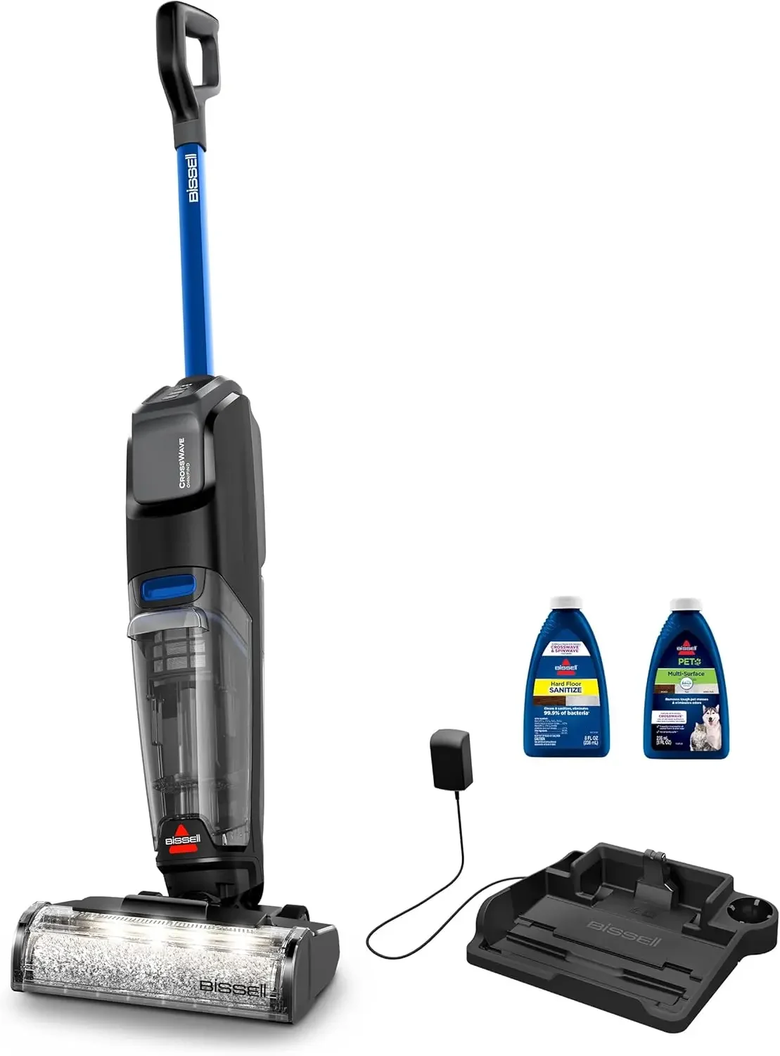 BISSELL CrossWave OmniFind Cordless Multi-Surface Hard Floor Cleaner FurFinder Headlights Wet Dry Vacuum