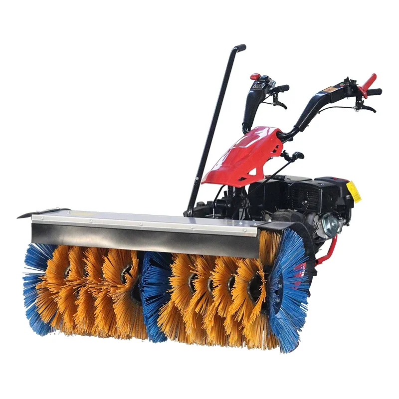Full gear walk-behind multi-functional household snow plow property pastoral driving snow plow