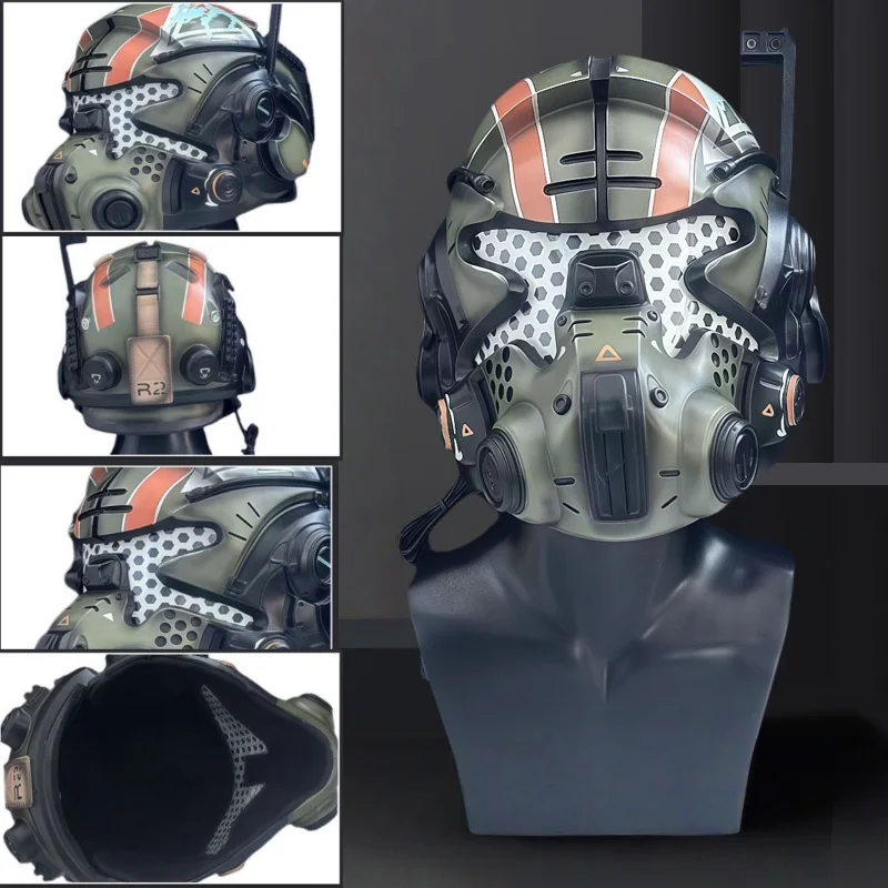 

Titanfall 2 Jack Cooper Helmet 1:1 Resin Wearable Cosplay Sci-Fi Prop