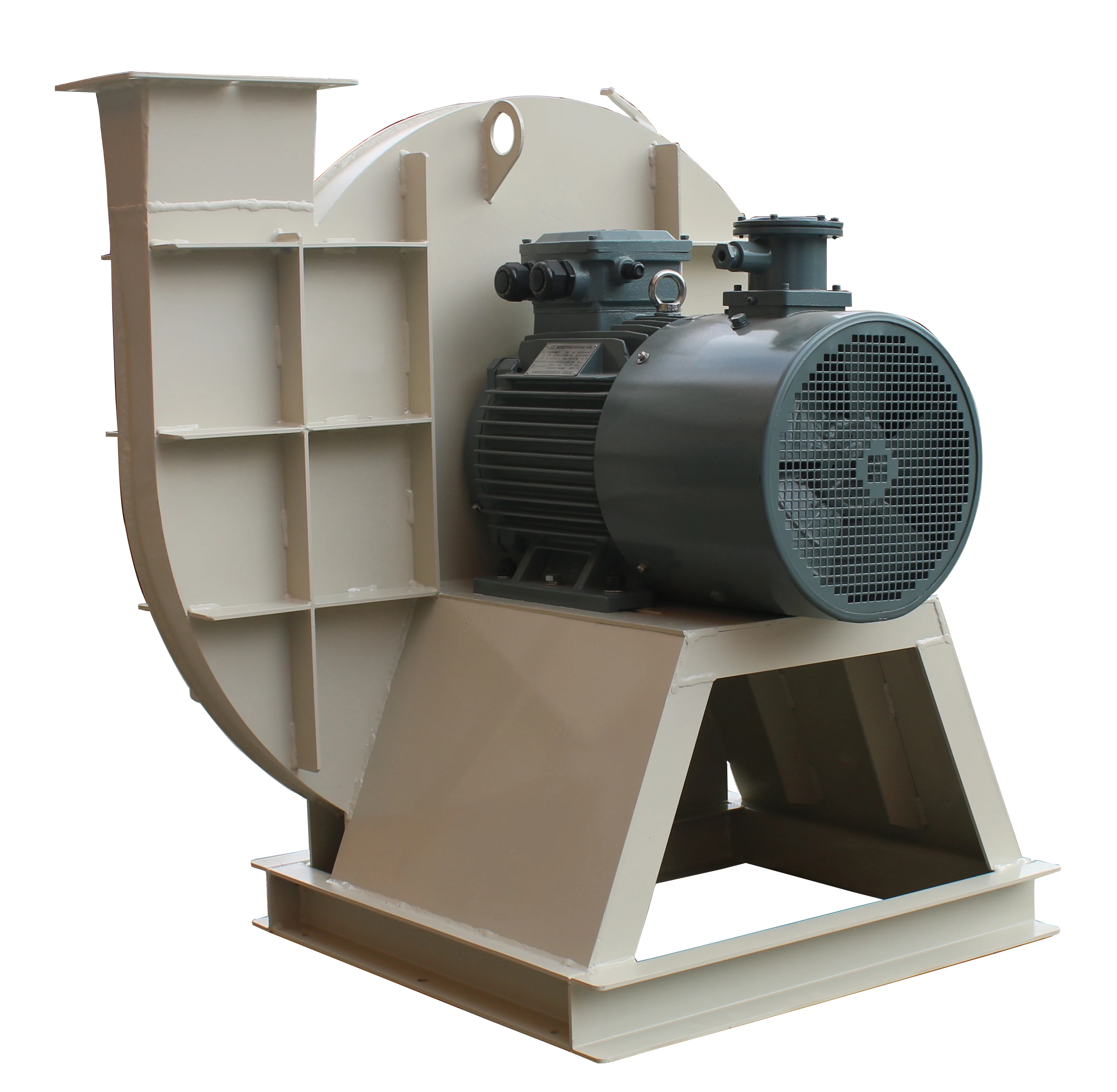 High Pressure Explosion Proof Ac Draft Industrial Powerful Dust Removal Centrifugal Blower Fan view 4