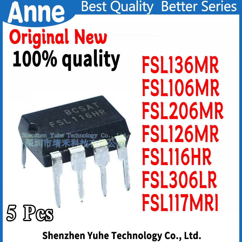 (5piece)100% New FSL136MR FSL106MR FSL206MR FSL126MR FSL116HR FSL306LR L306LR FSL117MRI DIP-8 Chipset