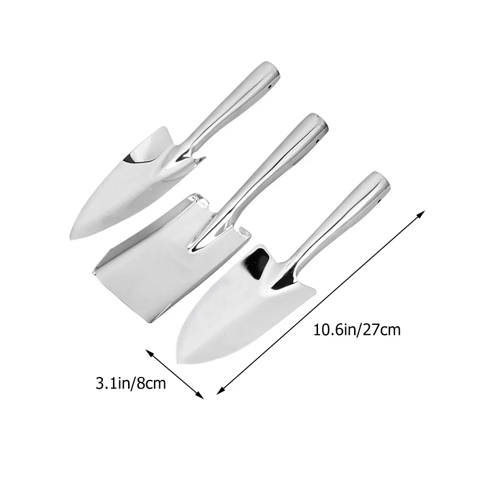 Espátula portátil de aço inoxidável para crianças, Durable Garden Tools, Pás de praia, Terno Mão, Agrícola