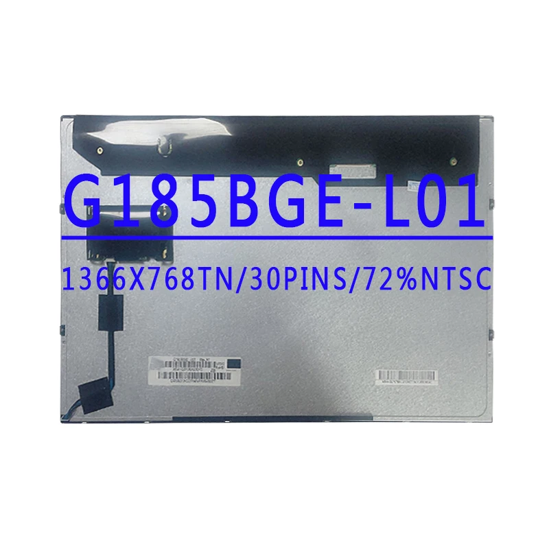 

G185BGE L01 G185BGE-L01 18,5-дюймовый 1366X768 TN HD 30 контактов LVDS 300 кд/м2 72% NTSC Контрастное передаточное число 1000: 1 60 Гц ЖК-экран