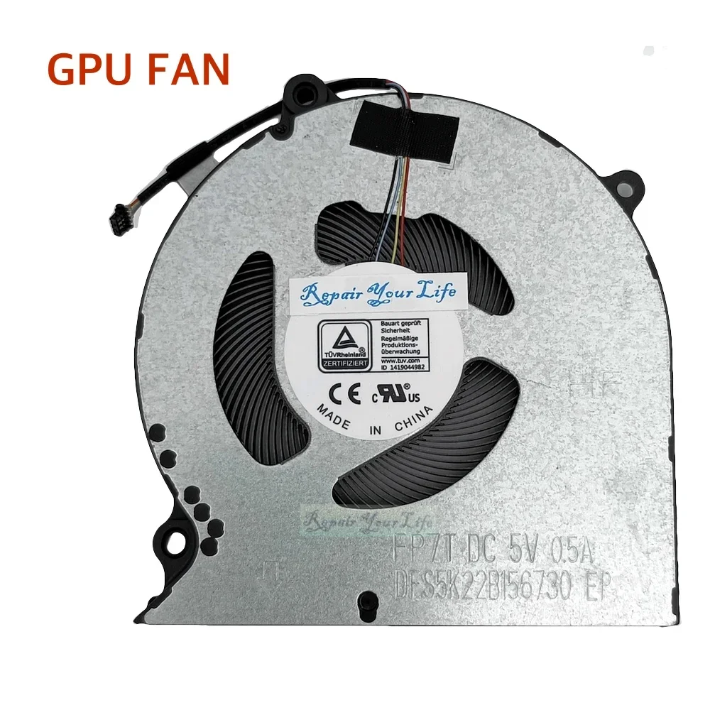 CPU GPU Cooling Fans for Huawei MateBook 16 CREM-WFG9 CREM-WFD9 Laptop PC Fans Cooler Radiator FP7S NS85C58-20D09 NS85C57-20D08