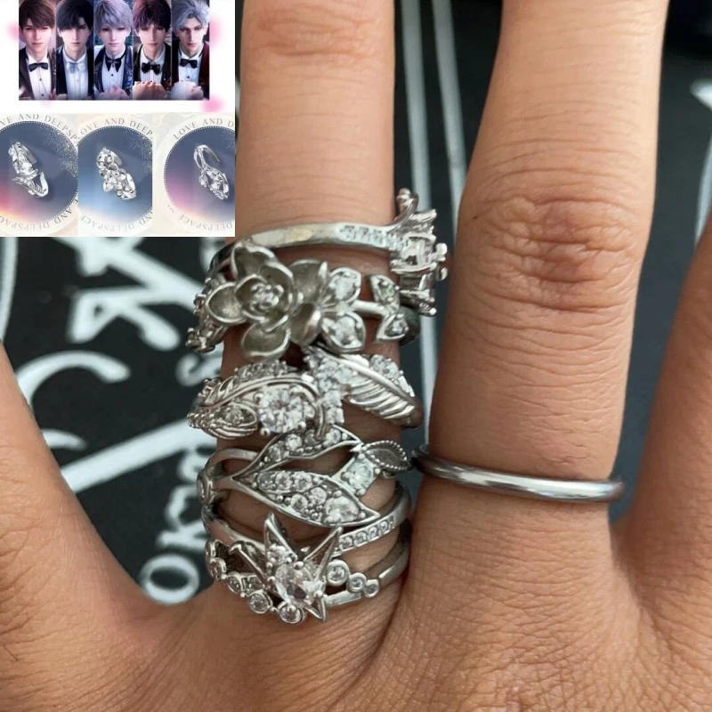 

Кольца Love And Deepspace 4.0 Caleb & Zayne & Rafayel & Aster & Sylus, реквизит для косплея, аксессуары для косплея, игрушки