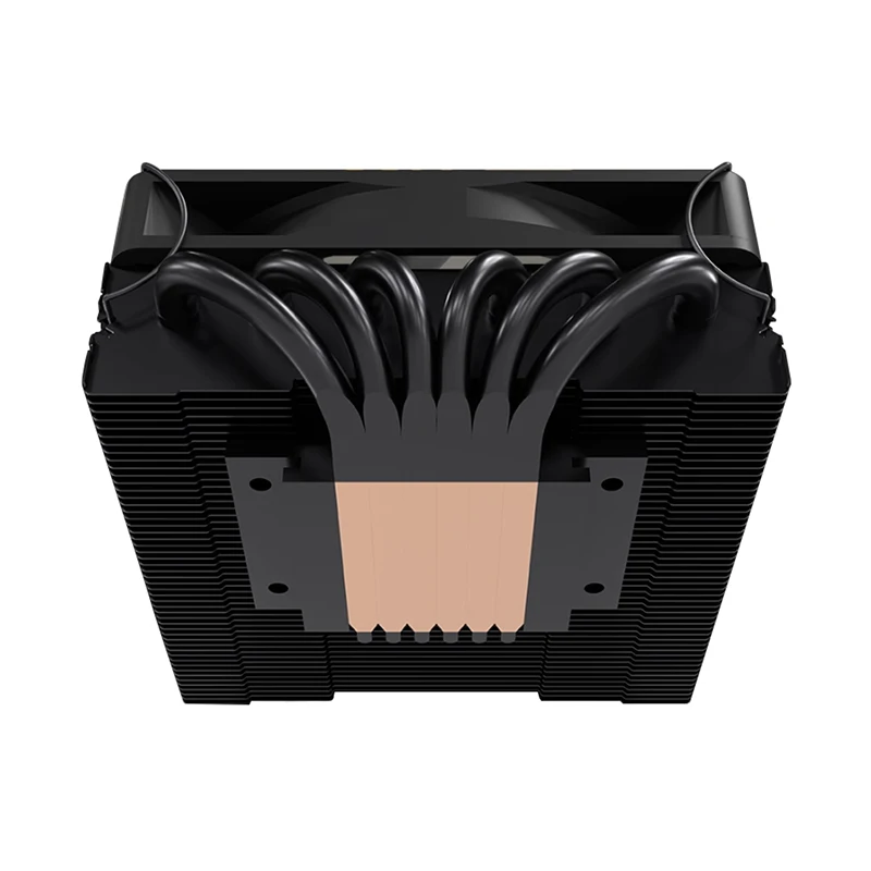 DH450 45mm Low Profile CPU Cooler 6 Heatpipes ITX CPU Radiator 9CM PWM Fa