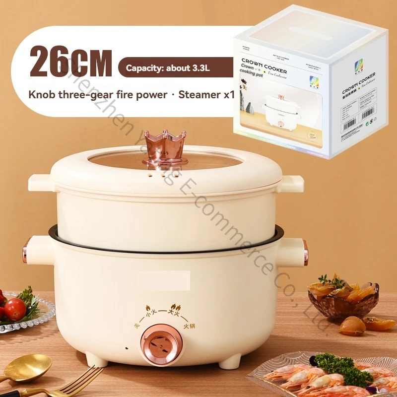 

Электрическая кастрюля большой емкости для приготовления риса и приготовления пищи Многофункциональная универсальная электрическая кастрюля с антипригарной ручкой