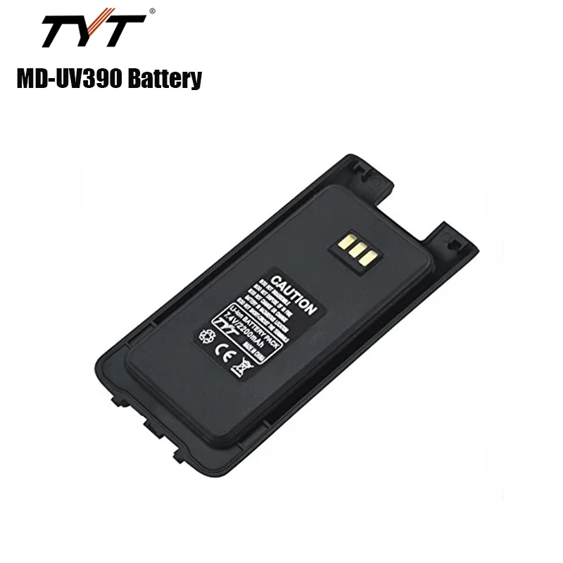 100% batterie originale Type-C Eddie ion adaptée pour TYT MD-UV380 MD-UV390 radio numérique