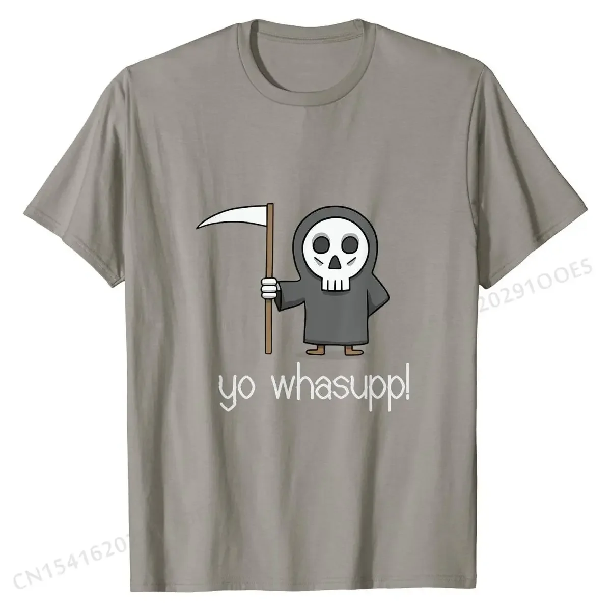 Skeleton Grimm Reaper T-shirt Tops & Tees Fashionable Casual Cotton Mens Tshirts Casual