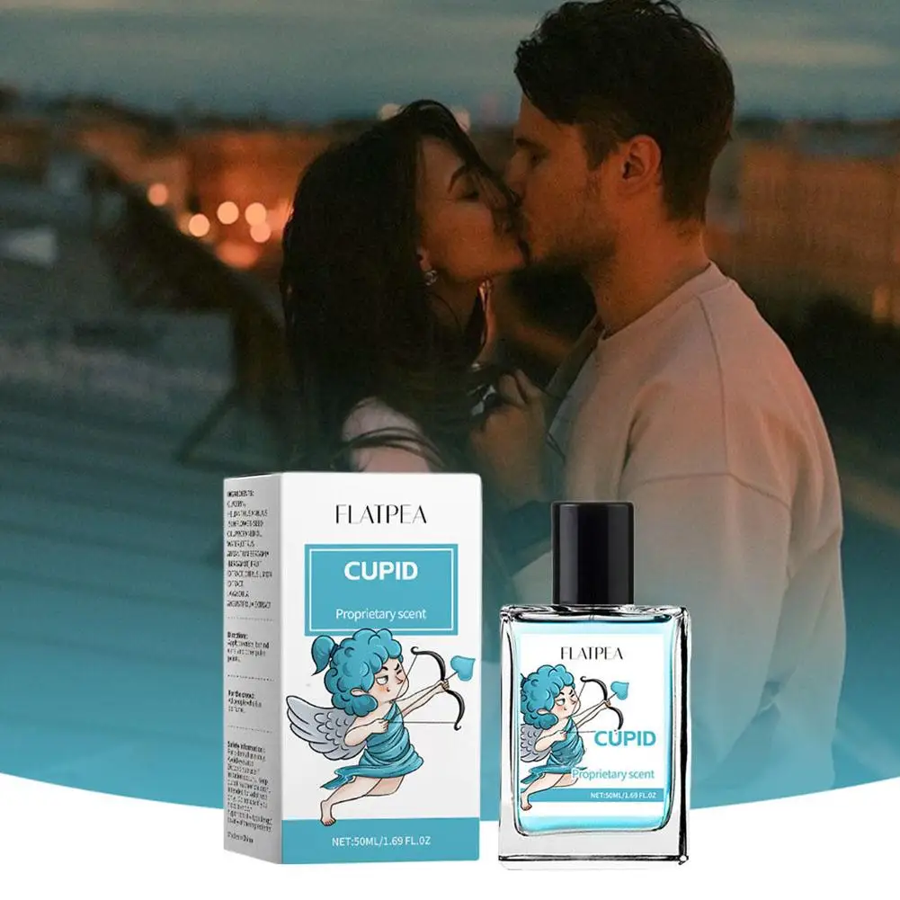 กามเทพโคโลญจ์น้ําหอมElegant Long Lasting Cologne Flirting Datingน้ําหอมฟีโรโมนสําหรับผู้ชายผู้หญิง 50Ml