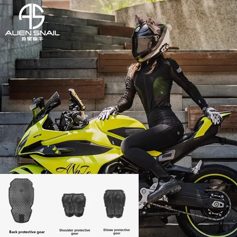 

Alien Snail Motorcycle Armor Summer Riding Clothing Motorcycle Travel Quick DryingClothingéquipements motocross motocross jersey