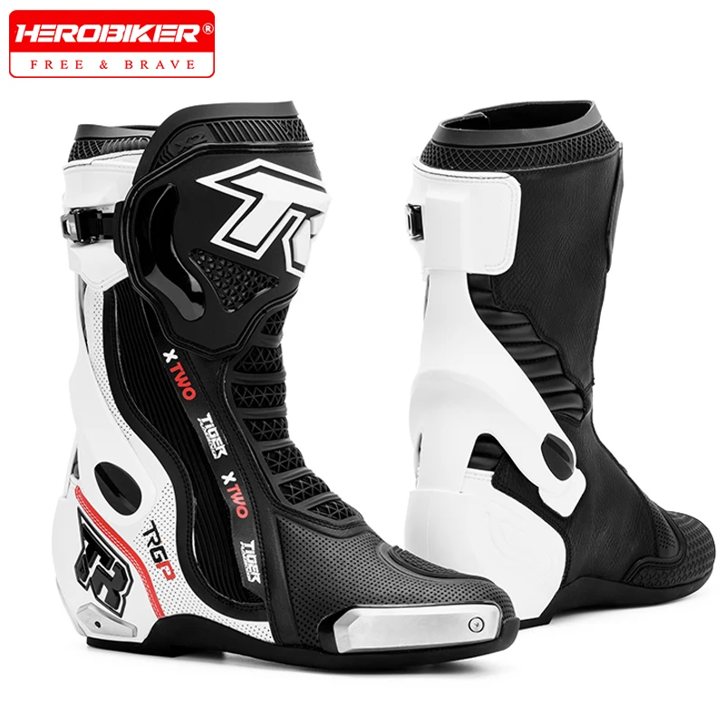 

Motorcycle Boots Men Motocross Off-Road Rally Professional Racing Boots Motorbike Rider Biker Shoes Protection Equipment