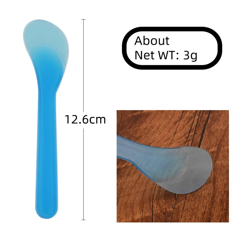 

100 шт. пластиковых шпателей с удобной ручкой, одноразовые скребки для нанесения крема, лосьона, масок на лицо и тело, для DIY-проектов и образцов