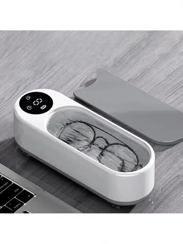 Eyeglass cleaning machine ultrahigh frequency full-automatic household cleaning jewelry mouthpiece small portable contact lens c