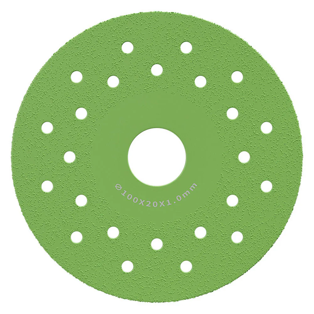 Diamond Saw Cutting Disc 100mm for Porcelain Glass for tile Marble with Low Noise Porous Design for Comfortable Operation