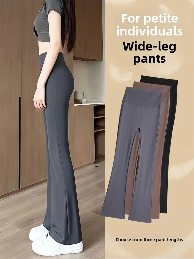 

Женские повседневные брюки для йоги с высокой талией, тонкие, весенние, с узором под кожу акулы, длиной капри, с эффектом утяжки живота и подтяжки ягодиц