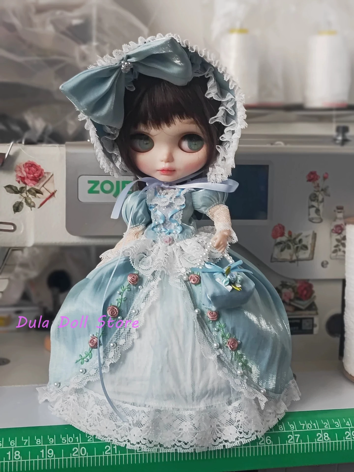 

2026（Only one set）Dula Doll Clothes Blue Court Attire for Blythe Landoudou Landazz ob24 ob22 DOLL