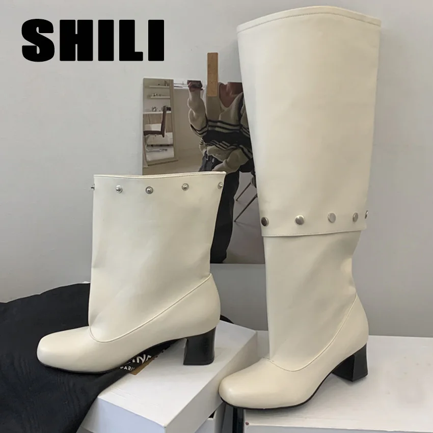 bottes-montantes-a-talons-hauts-a-bout-carre-noires-et-sexy-pour-femme-bottes-courtes-bottes-longues-bottes-a-talons-hauts-bottes-a-plis-chaussures-botas-mujer-bottes-de-marque-amovibles