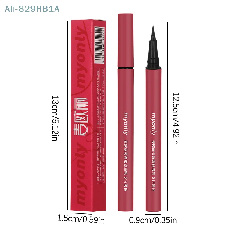 Super feiner flüssiger Eyeliner weicher Haar Schwamm kopf glatt wasserdicht schweiß fest Anti-Wisch schnell trocknender Eyeliner langlebig